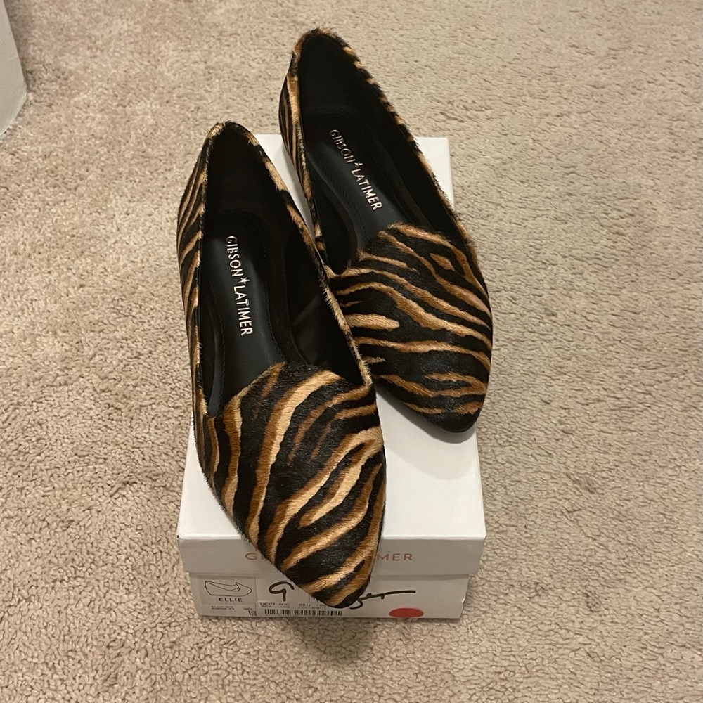 Gibson Latimer Tiger Ballet Flats